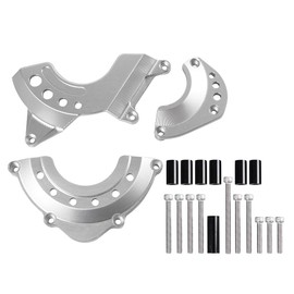 GOLDFAUST Z900RS Z900RS Engine Slider Custom Parts Custom Parts Generator Cover Pulsar Guard Fairing Engine Cover Dress Up Z900RS ZR900K (Silver)