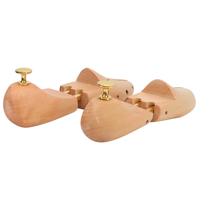 2Pcs Wood Anti Deformation Anti Wrinkle Adjustable Women Men Shoe