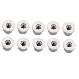 10Pcs Wood Dowels and Dowel Pins Centre Alignment Tool Kit 6-12mm Center Points Dowel Positioner for Wood Groove Plugs Furniture Wooden Frame Fixing (6mm)