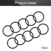 Othmro 10pcs Nitrile Rubber O-Rings, 38mm OD 33mm ID 2.5mm