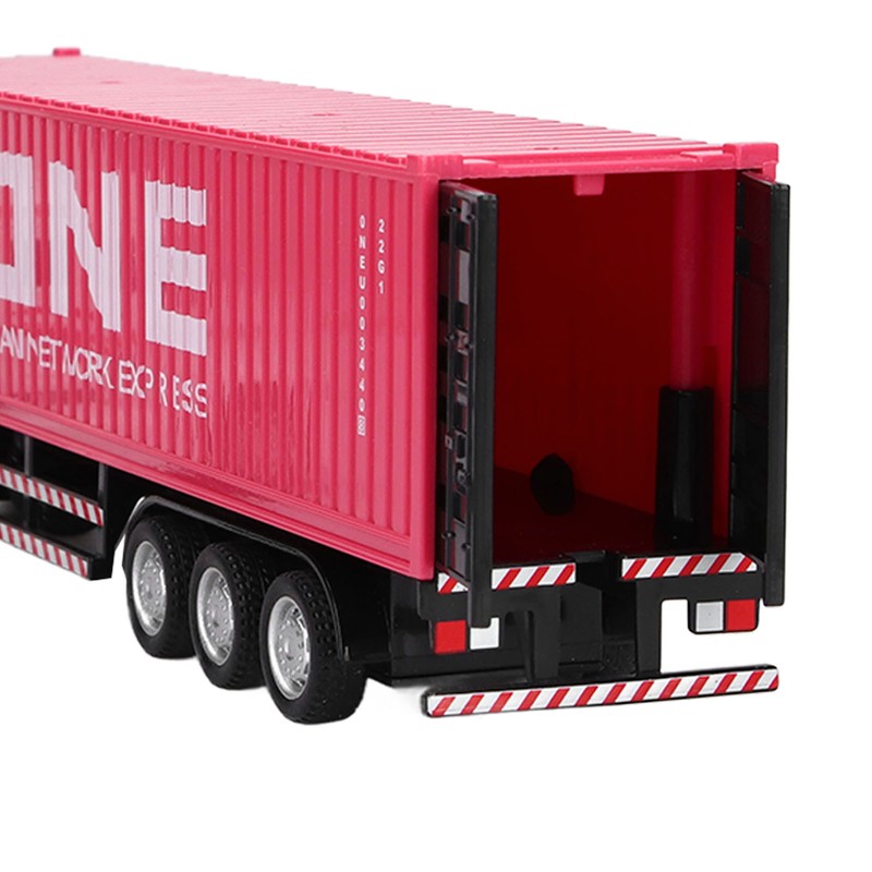 Container Truck Model 1:48 Vivid Exquisite Beautiful Decorative Toy Ornament