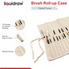 Liquidraw Paint Brush Holder Roll Up Brush Bag 30 Pocket