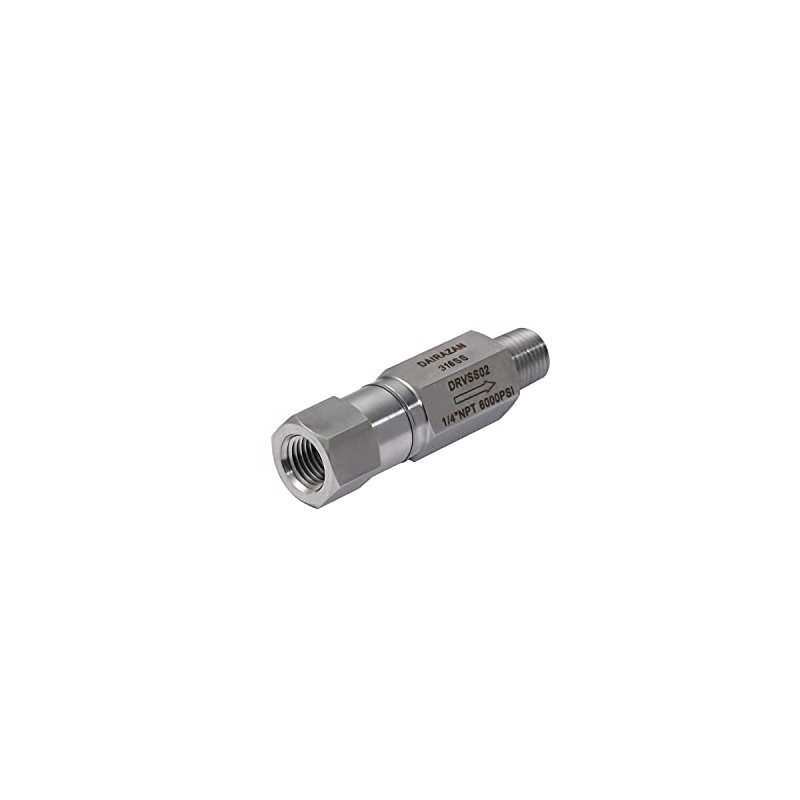 DAIRAZAN In-line Ball Check Valve - Stainless Steel 316 One