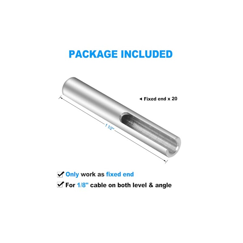 Sidasu 20 Pack 316 Stainless Steel Terminal Toggle Anchor Angle
