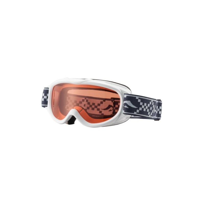 AXE AX250-D Junior Ski and Snowboard Goggles, UV Protection, White