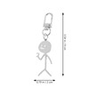 [LIFKOME] 2pcs Cartoon Key Chain Bag Hanging Decoration Keychain for