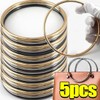 1 5PCS 신형 원형 금속 핸들 용 DIY 가방 액세서리