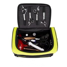 BOOFIRE Professional Cosmetics Beauty Hairdressing Styling Bag, Multi-functional Hair Makeup Salon Hairdresser Toiletry Organizer Tool Bag Case Holder Box with Strap for Hair Stylist Shoulder Carrying