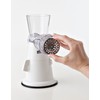 Paderno World Cuisine Meat and Vegetable Grinder, 9 1/2in, White