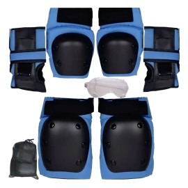 Coderas Rodilleras Protección Patinaje Niño Ajustable,kit 7