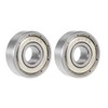uxcell 608ZZ Deep Groove Ball Bearing 8x22x7mm Double Shielded Chrome