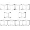Operitacx 10pcs Small Acrylic Boxes with Lids Clear Acrylic Plastic