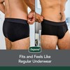 Depend Washable Adult Incontinence Underwear for Men, Reusable, Light Absorbency,