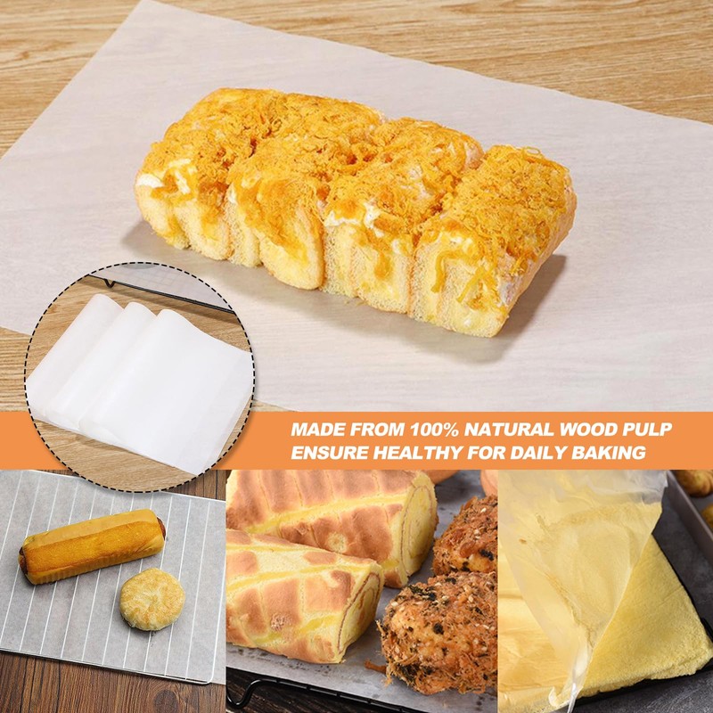 Parchment Paper Sheets for Baking, 100 Pcs Non Stick Parchment