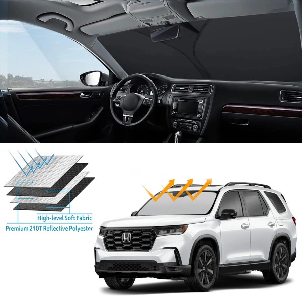 Unbranded Car Windshield SunShade Sun Visor UV Heat Block For