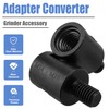 Mesee 2 Pieces Angle Grinder Attachment Adapters M14 Female to