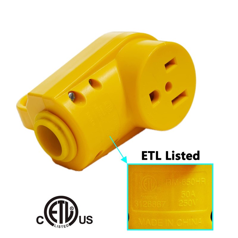 Suplevel NEMA 6-50R Plug Replacement, ETL Listed