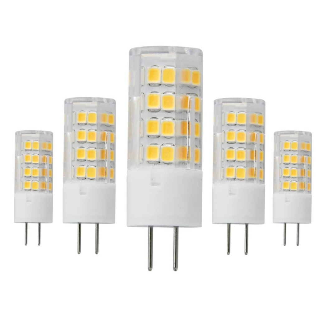 GY6.35 LED Bulb 5W AC120V Halogen Bulbs Equivalent 45W,Dimmable Warm White 3000K (Pack of 5)