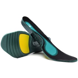 DRKA Plantilla de alivio de fascitis plantar para hombres, plantilla de soporte de arco para pies planos, plantillas de botas de trabajo para hombres y mujeres