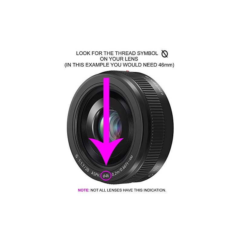 Lens Cap Center Pinch (58mm) + Lens Cap Holder +