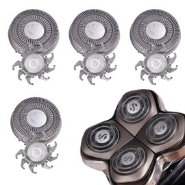 4pcs Shaver Replacement Blades for Skull Shaver Pitbull Carver PRO Series,Replacement Heads Compatible with Skull Shaver Pitbull Gold/Silver/Platinum/Diamond Pro Shaver and Palm Shaver