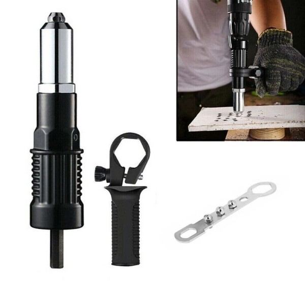 Unbranded Professional Electric Rivet Nut Gun Adaptor Insert Cordless Power