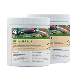 Alanui 100% Pure Neuseeländisches Green-Lipped Mussel Concentrate Powder Pack of 2 x 250 g