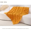 Wajade Knit Throw Lightweight Knitted Blanket for Sofa & Bed