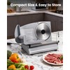 Pterying Meat Slicer Machine for Home - 200W Electric Food
