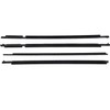 SEBLAFF Black 4PCS Weatherstrip Window Moulding Trim Seal Belt Replacement