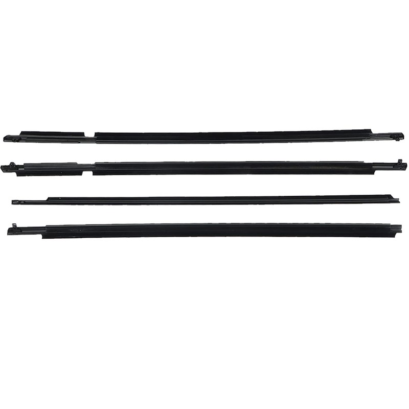 SEBLAFF Black 4PCS Weatherstrip Window Moulding Trim Seal Belt Replacement
