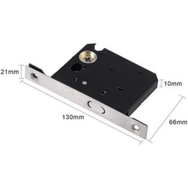 Bohaner 3 Lever British Sliding Pocket Door Bathroom Mortice Lock Privacy Set Door Latch Security Mechanism CE Approved and Fire Rated Protection Zinc Chrome Locks for Internal/External Doors