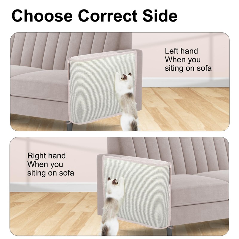 Cat Scratch Sofa Protector,27.6" L*19.6" W Cat Scratch Furniture Protector