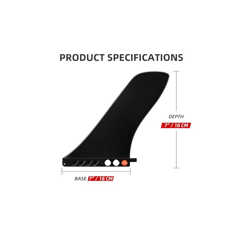 THURSO SURF SUP Click Fin - Touring Center Fin for