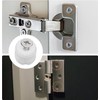 Zarique 200-Pack White Plastic Hinge Dowel Inserts with Screws for