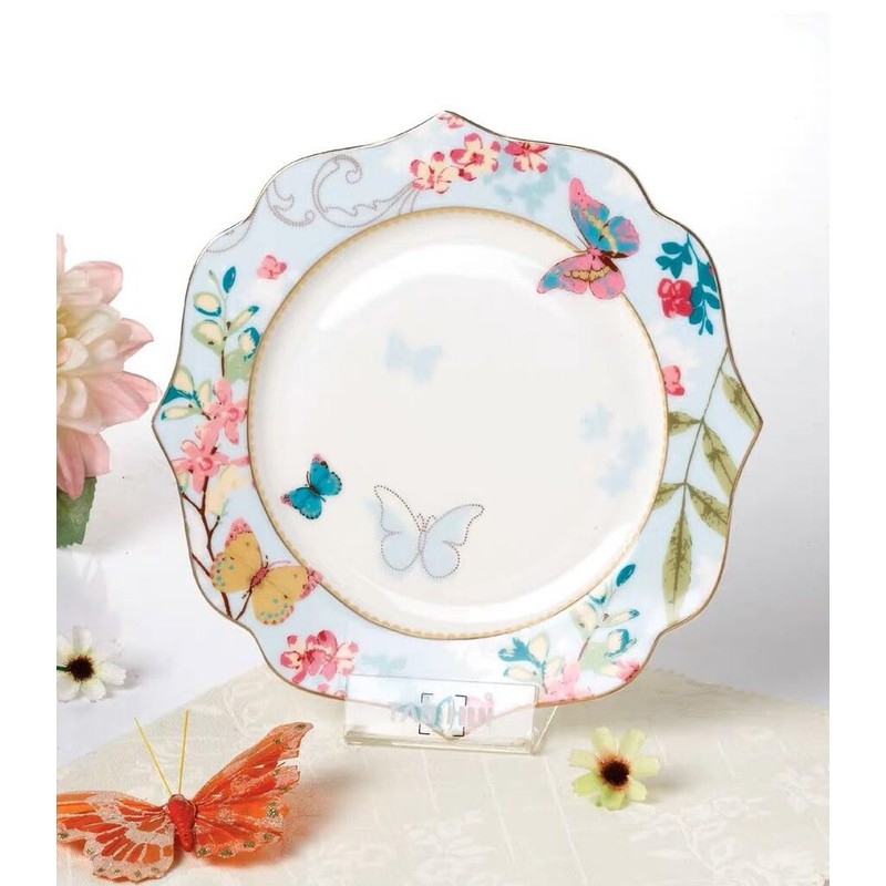 YBK Tech Bone China Dessert Plate/Salad Plate Ceramic Plate for