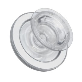 SGP-MGT-01 Smartphone Grip, Drop Prevention, Magnetic Ring, Compatible with MagSafe, Strong Magnetic, Smartphone Stand, Smartphone Holder, Clear, Wireless, Charging, Sparkling Round