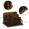 YINMIT Mail Organizer Countertop, Mail Holder with 3-Slot, Desktop Mail
