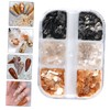 Healeved Mica Slice Nail Art Sequins for Manicure Lightweight and