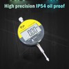 Oudtinx Digital Dial Indicator Electronic Dial Test Gauge 0.01mm/0.0005inch, 0-12.7mm，IP54