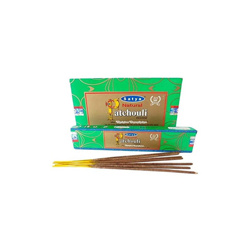 Satya Natural Incense Sticks, Patchouli, 15g, Special 12 Piece
