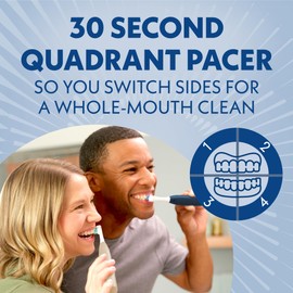 Spinbrush Smart Clean Battery Powered Electric Toothbrush, Soft Bristles, Midnight Blue