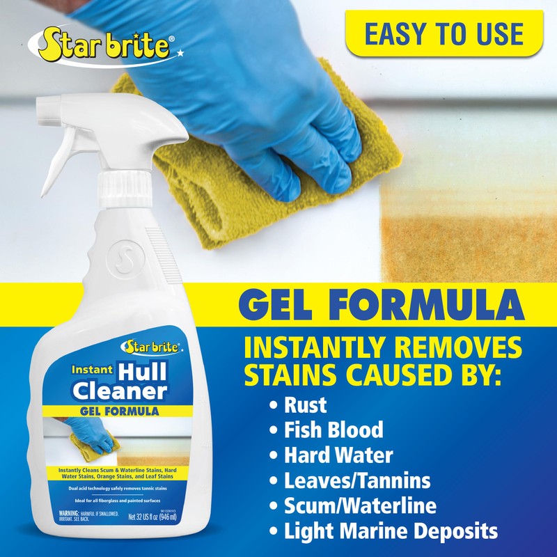 STAR BRITE Instant Hull Cleaner - 32 Oz Gel Spray