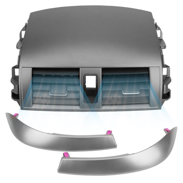 Center Dash A/C Vent Panel & Left/Right Trim Strips Kit