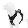 WINHYEPET No-Pull Dog Harness,Adjustable Outdoor Vest Reflective Nylon Soft Pet