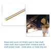 sourcing map Brass Round Bar Lathe for DIY Craft 2