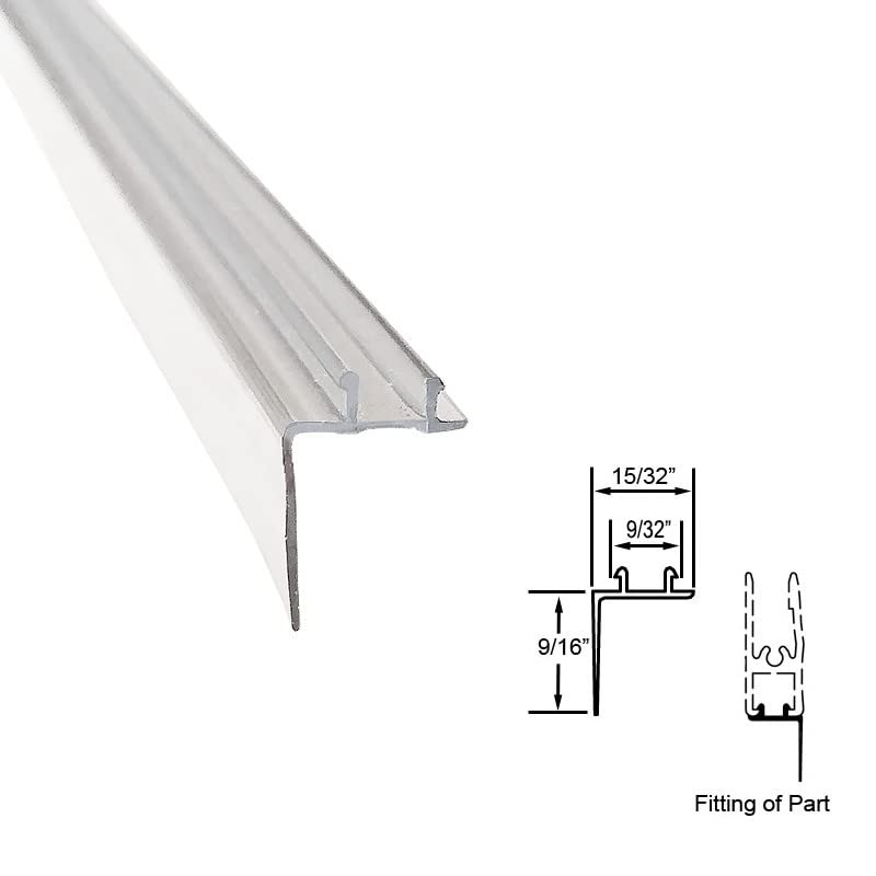 Gordon Glass® Two-Pronged Shower Vinyl Sweep and Seal - 32-1/2"