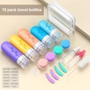 19pack Travel Bottles for Toiletries, TSA Approved Silicone Travel Size