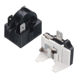 sourcing map Refrigerators PTC Starter Relay 3 Pin 4.7 Ohm Overload Protector 1/2HP for Fridges Beverage Freezers
