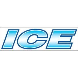 20x48 Inch ICE Vinyl Banner Sign - wb